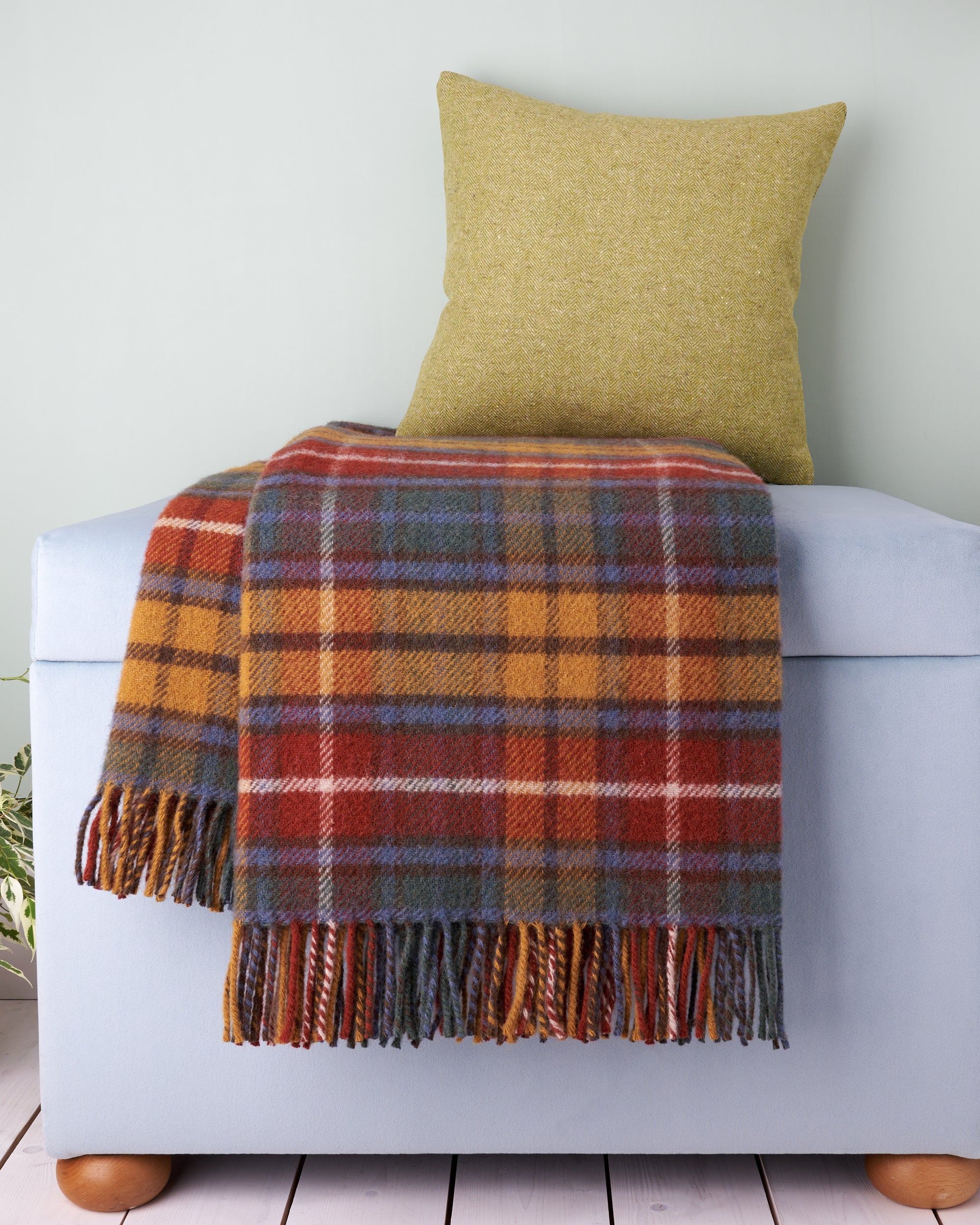 Tweedmill Antique Buchanan Tartan Pure New Wool Blanket Throw