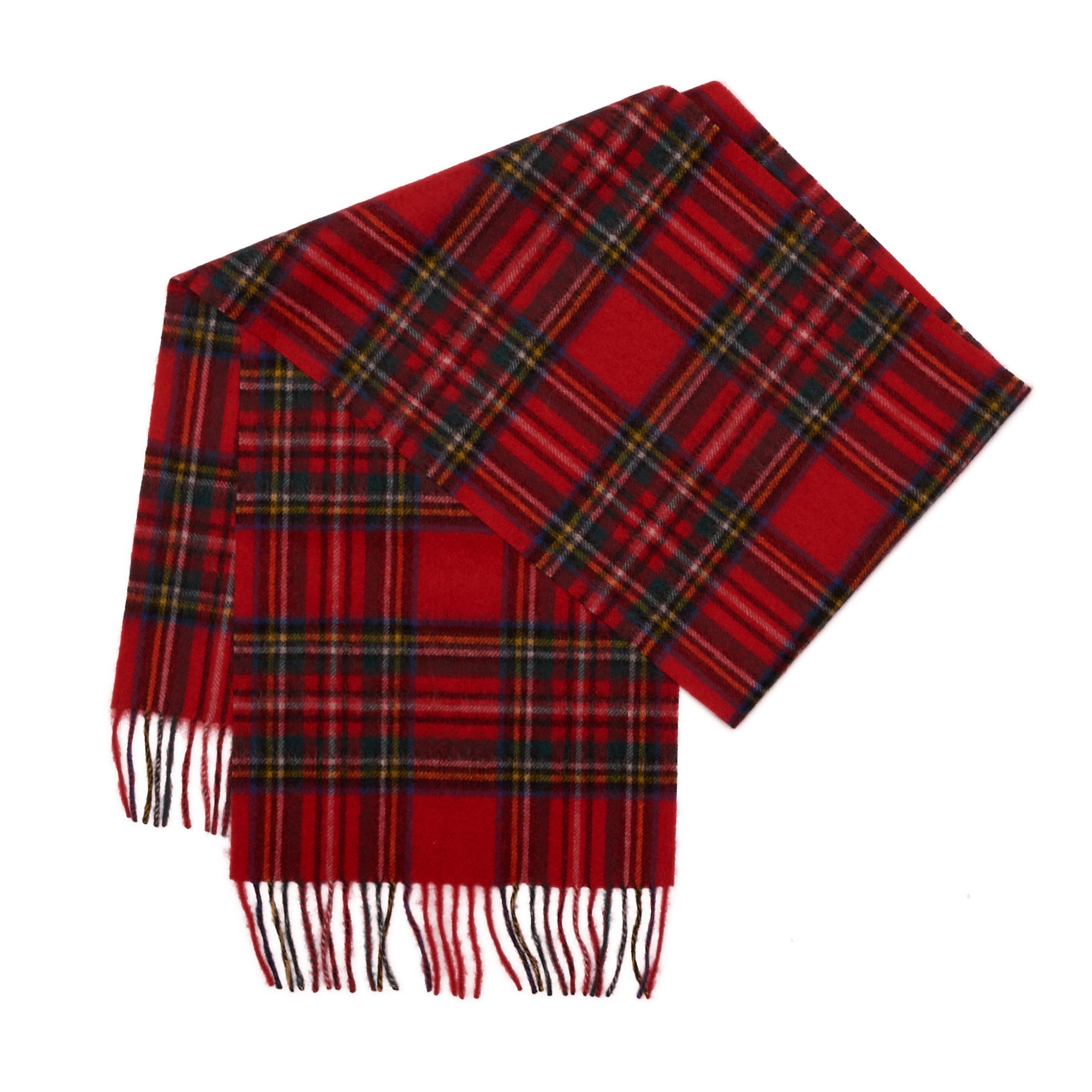 Royal Stewart Tartan Lambswool Tweedmill Scarf