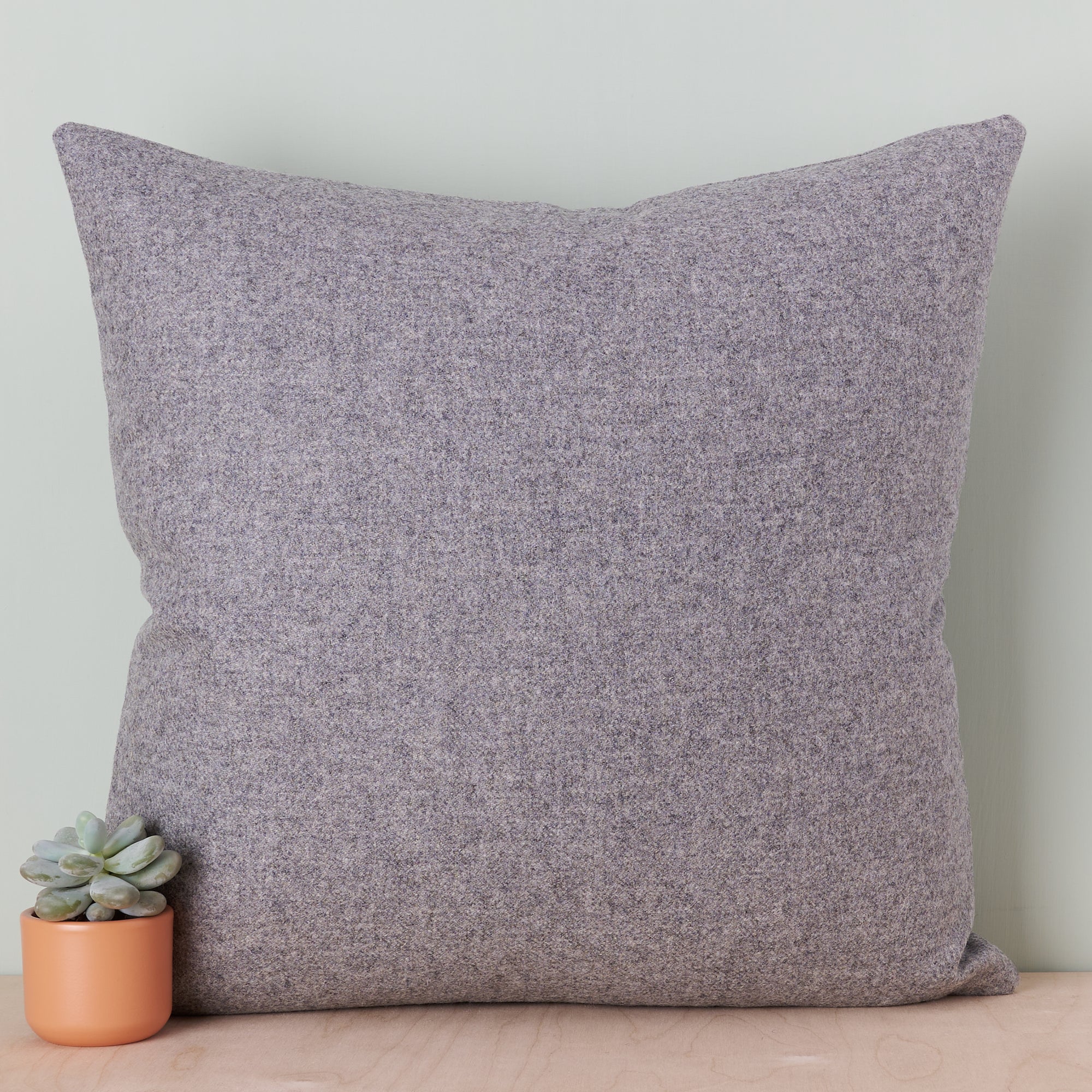 Flint Grey Abraham Moon Wool Cushion