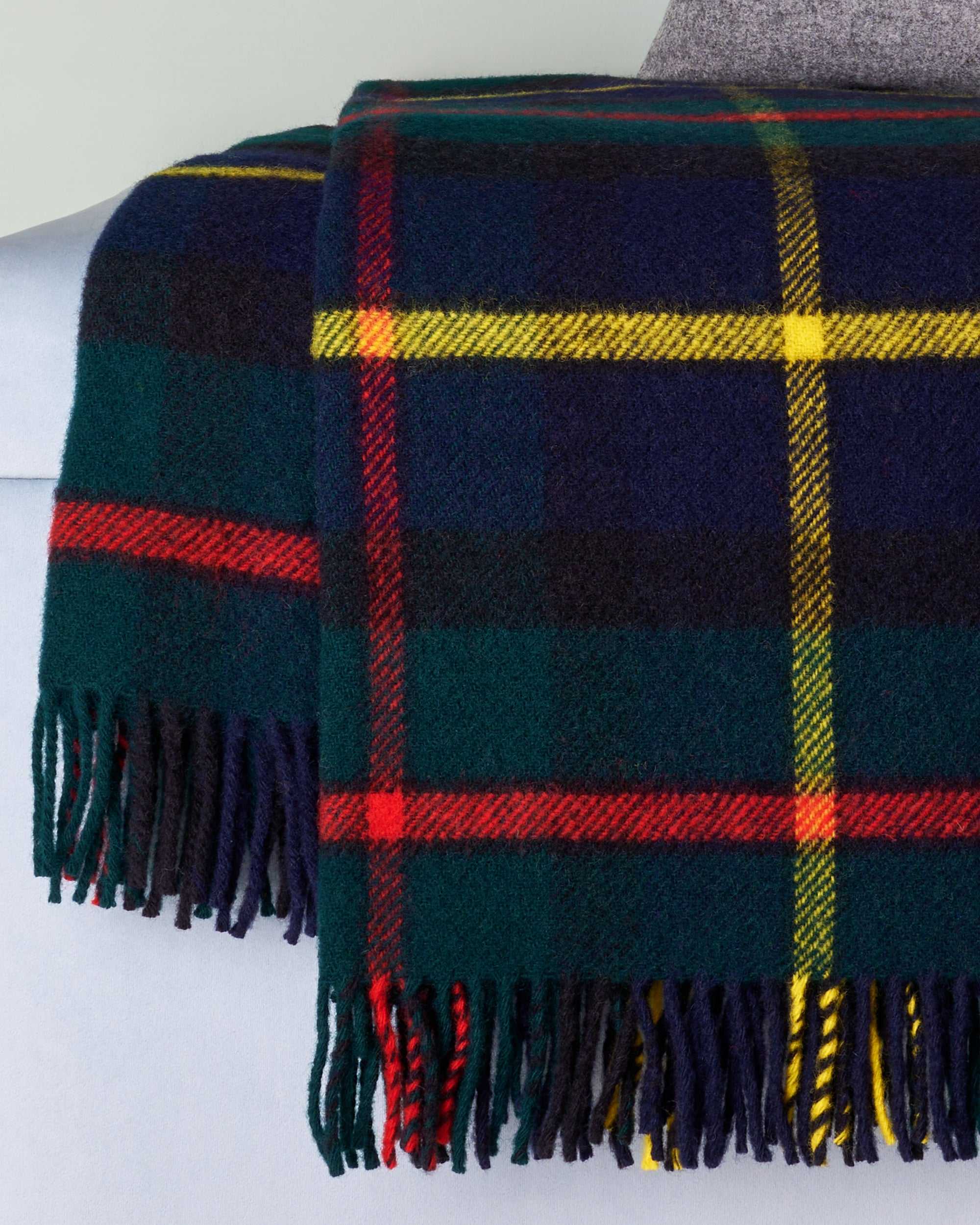 Hunting MacLeod Tartan Wool Blanket Throw
