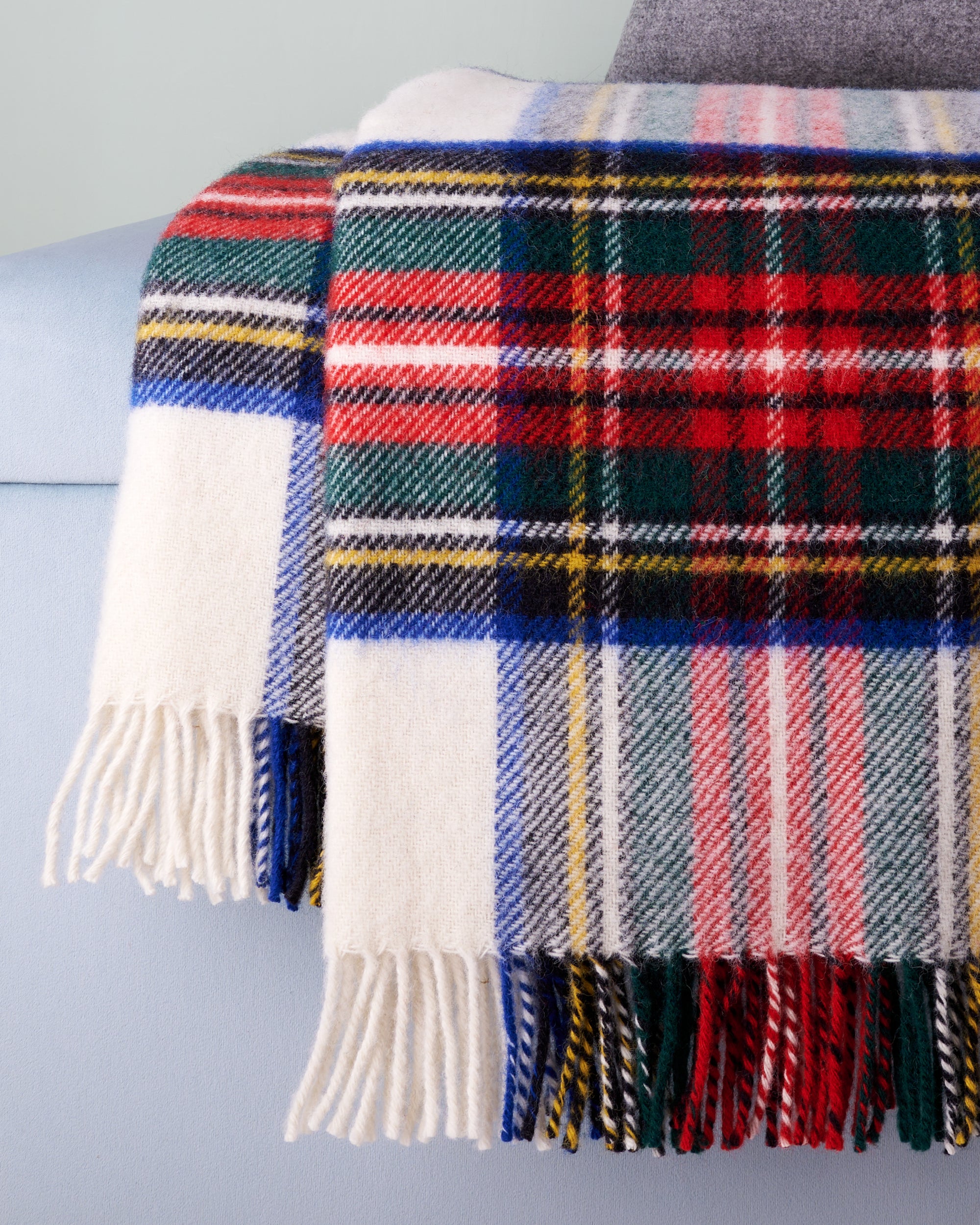 Tweedmill Dress Stewart Tartan Wool Blanket Throw