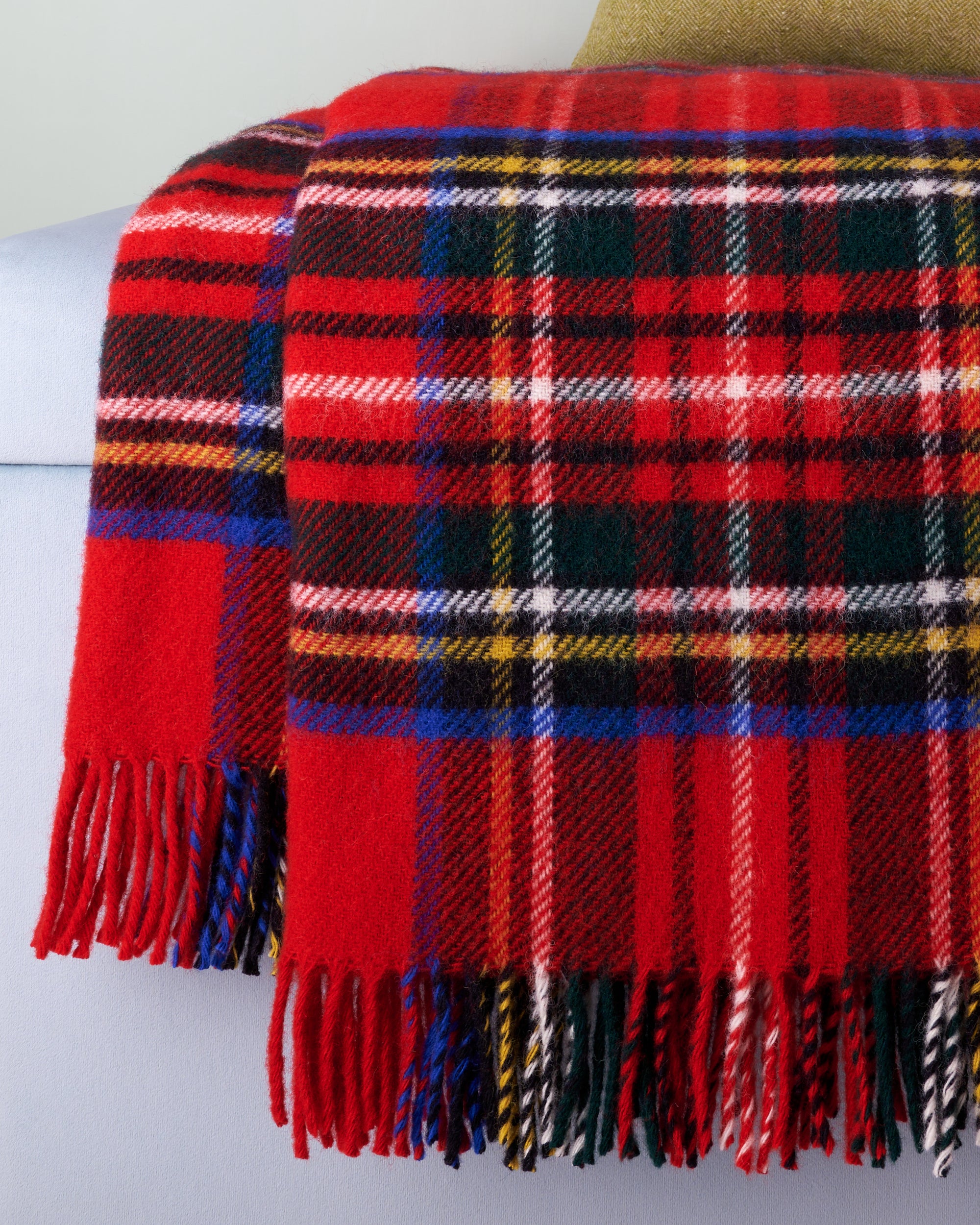 Tweedmill Royal Stewart Tartan Wool Blanket Throw